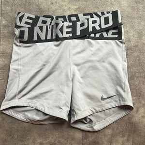 Size small grey Nike crossover waistband spandex